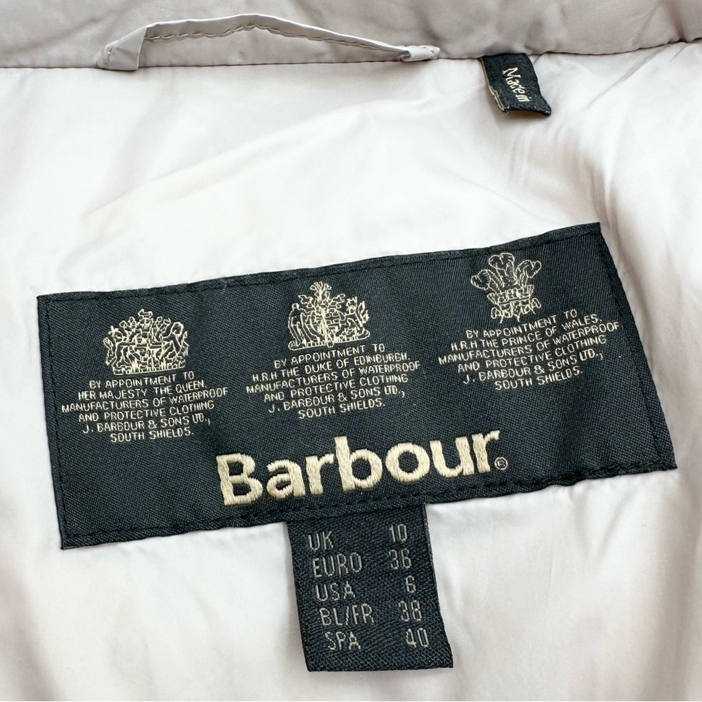 Barbour Shaw Quilted Puffer Jacket Hooded Lightweight Coat - Picture 7 of 15